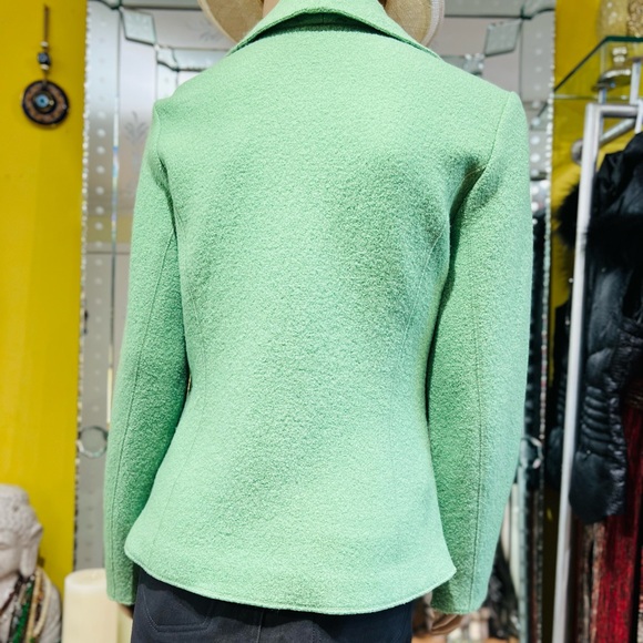 BIANCA Jacket Size 8 long Sleeves 100% fleece wool - Picture 4 of 16